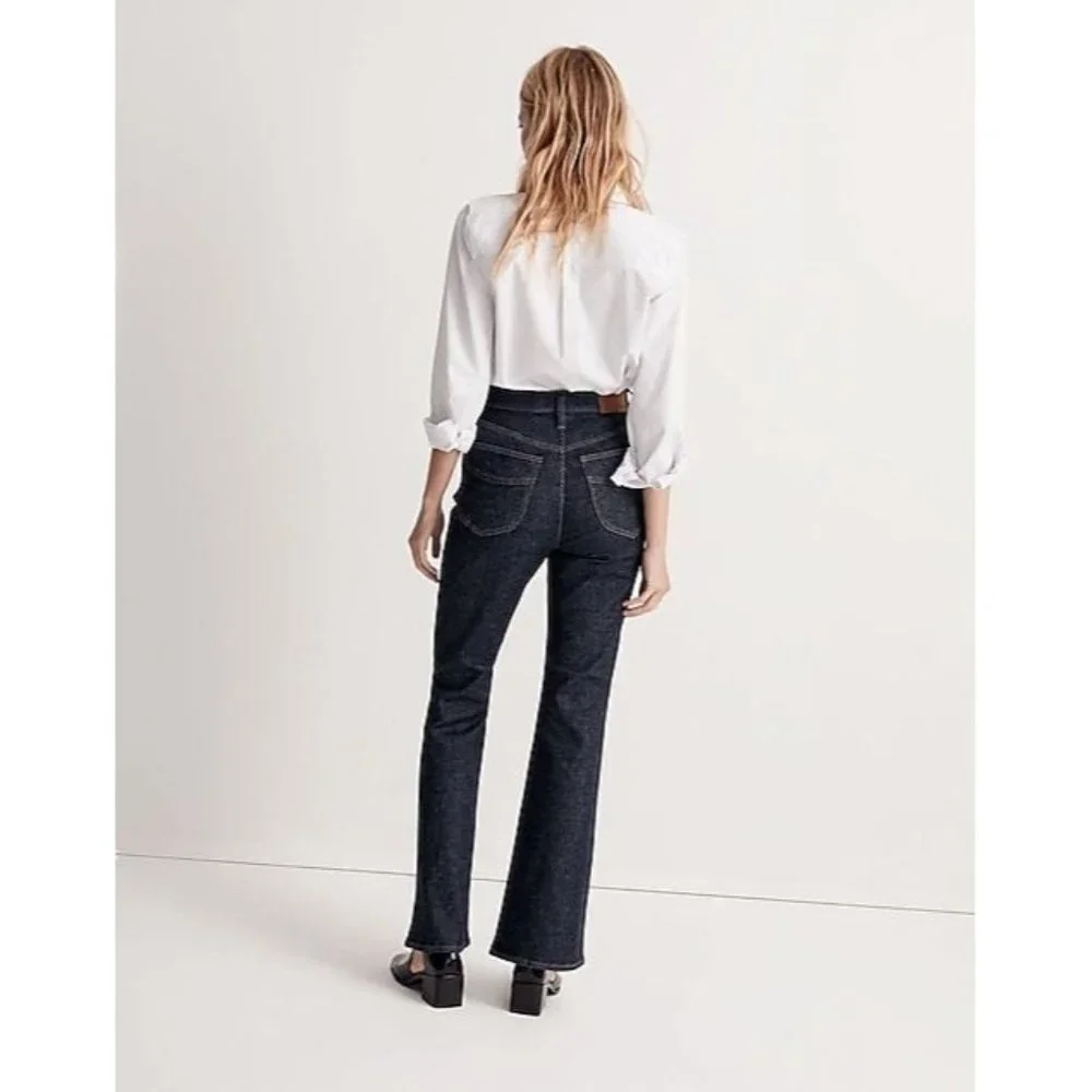 MADEWELL jeans the perfect vintage flare wrenford wash dark blue high rise 28 - Picture 3 of 11